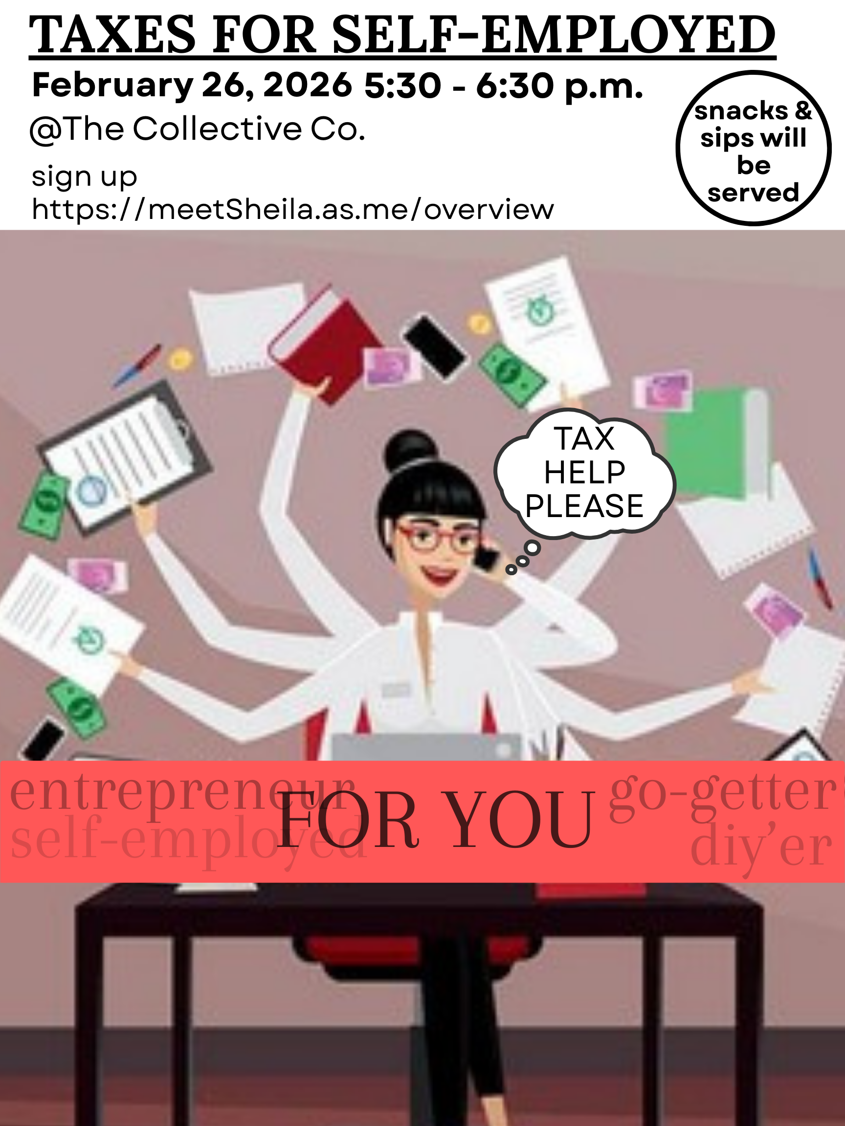 taxes for self-employed workshop