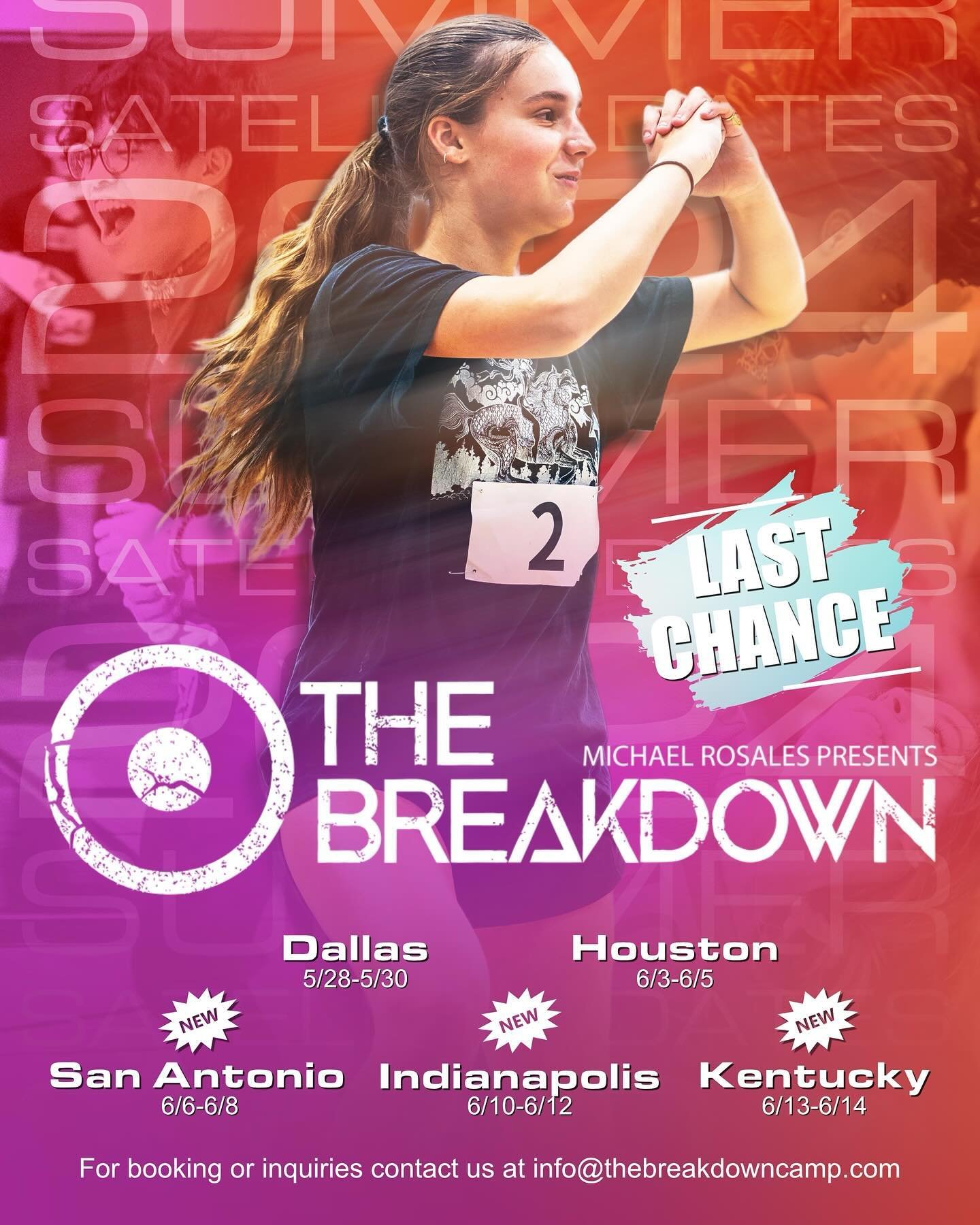 Will 2024 be YOUR YEAR???!!!!! 👏🏽👏🏽👏🏽

Let The Breakdown Camp set you up for an epic start to your season!

#thebreakdowncamp #summer2024 #marchingband #texas #indiana #kentucky