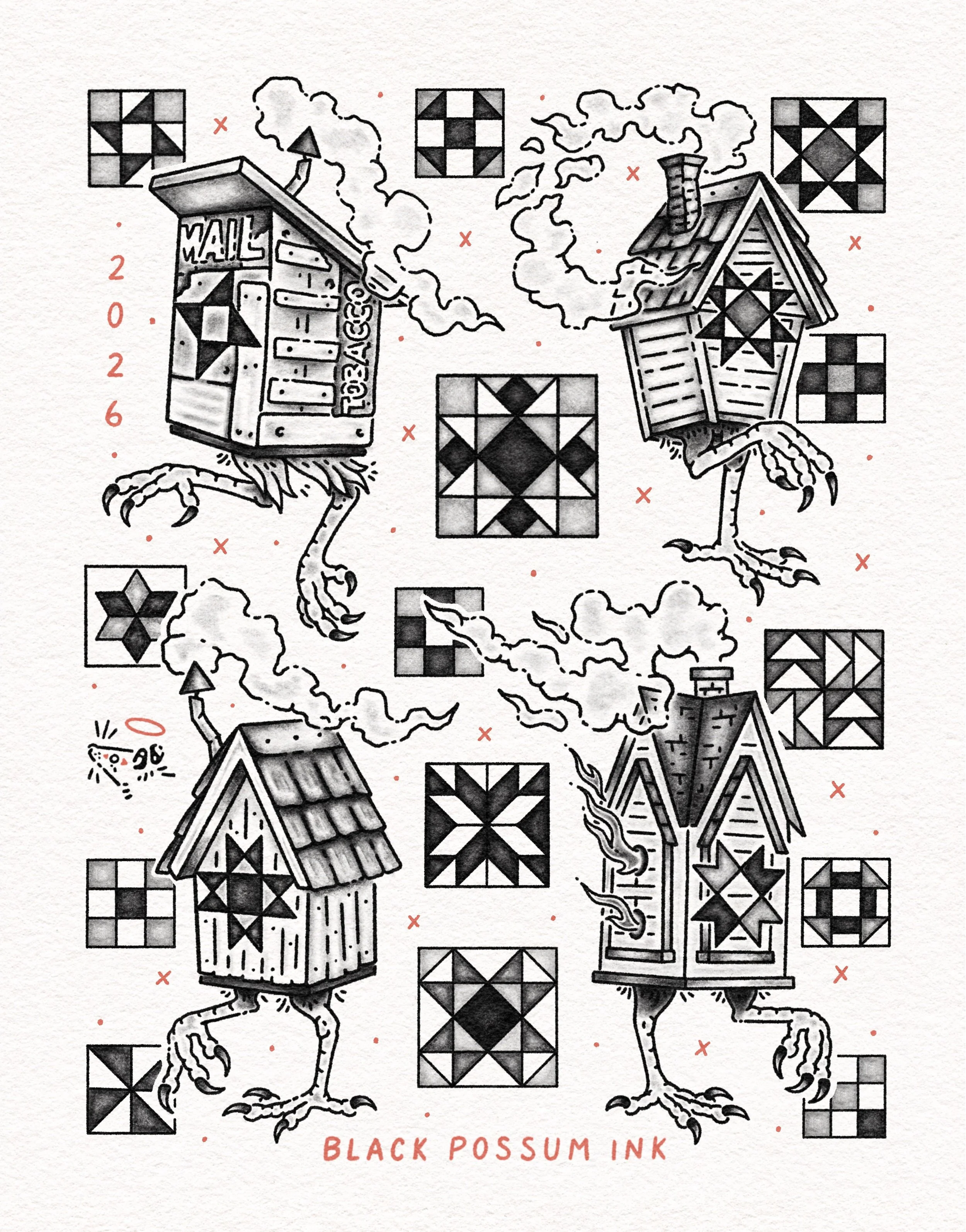 Baba Yaga & Quilt Squares