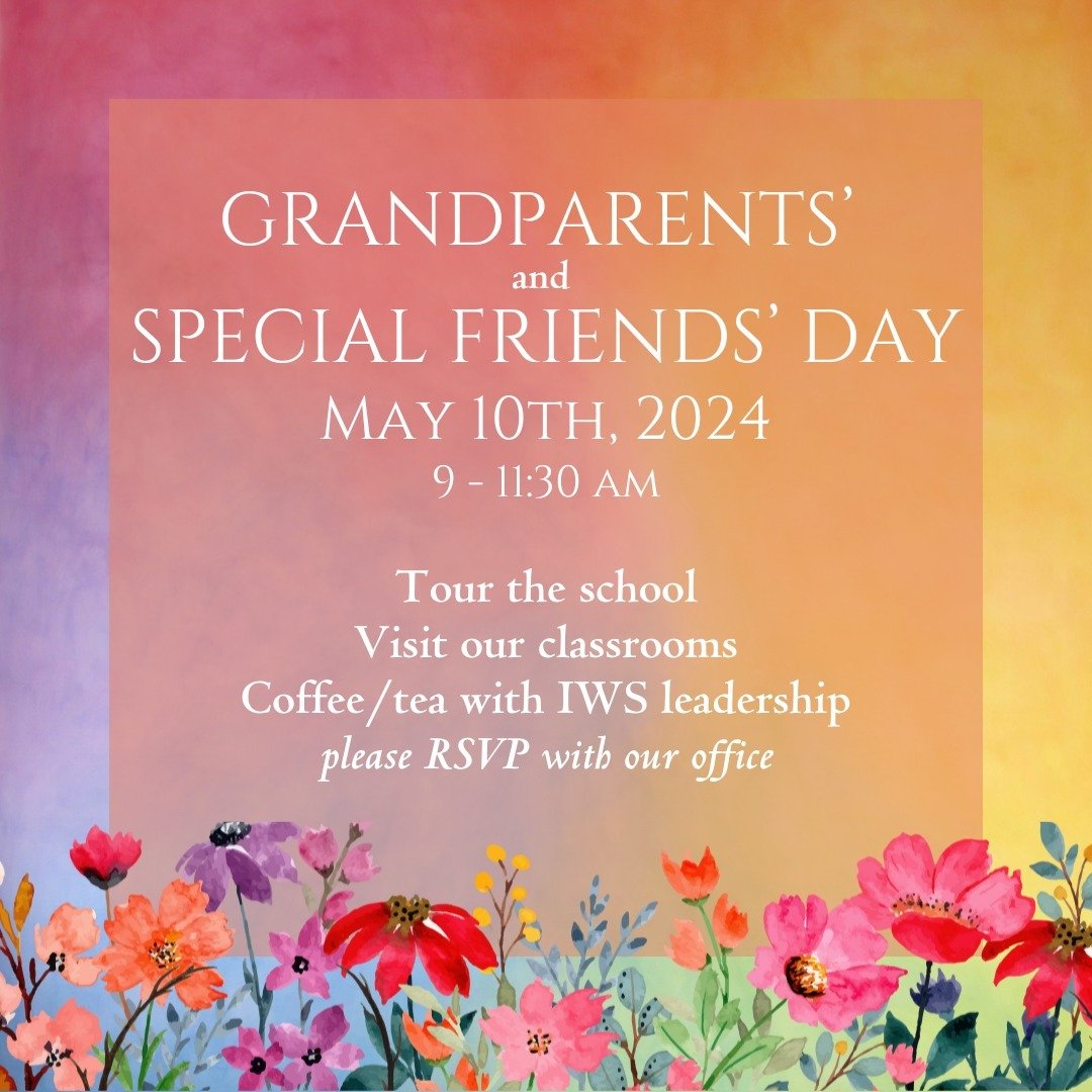 We invite our enrolled students' Grandparents and Special Friends to visit us Friday, May 10th. Take a tour, visit your special student, tell us about your memories of elementary school, and enjoy a performance by our 4/5th grade class.⁠
⁠
Please RSV