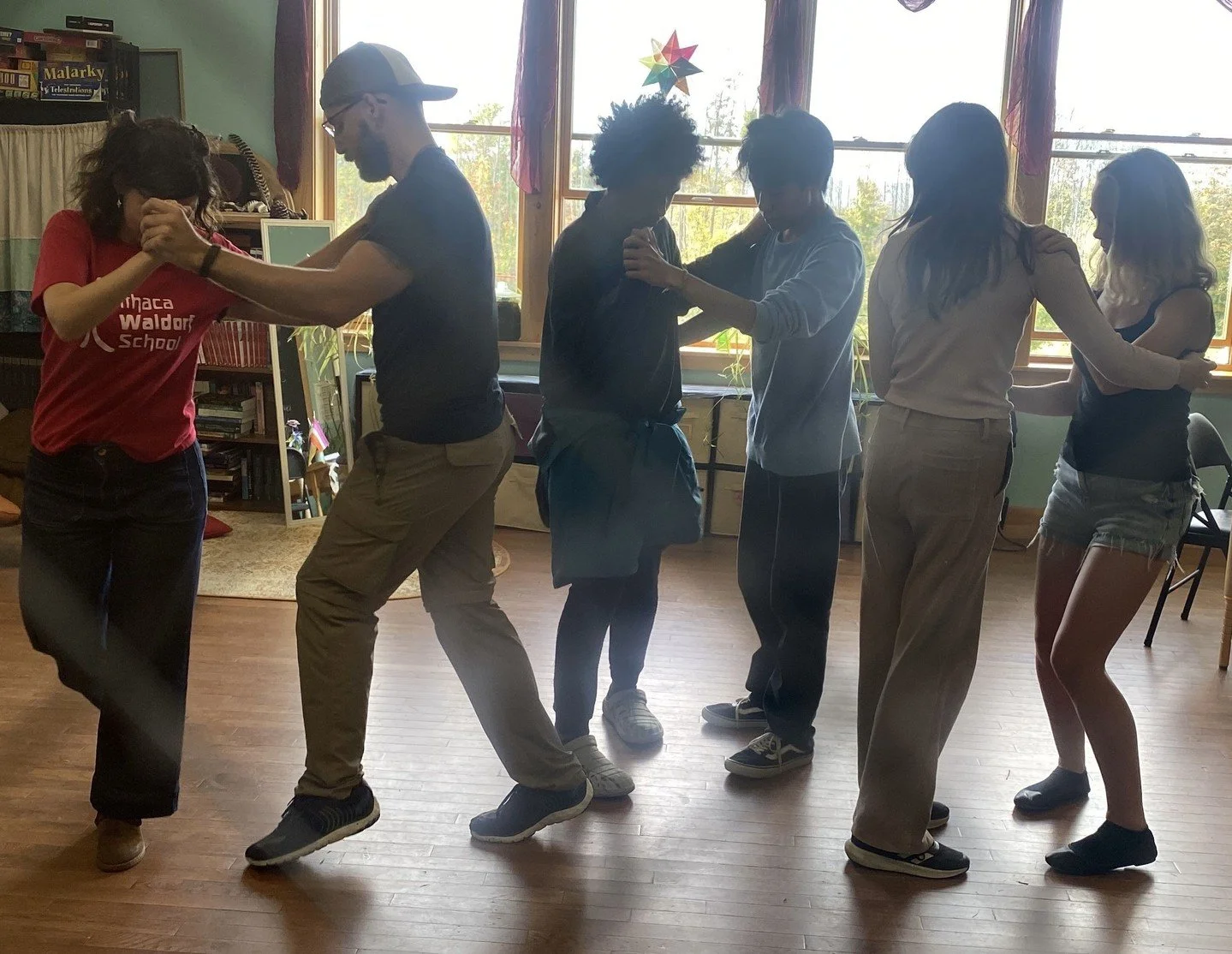Disclaimer: no middle schoolers were at all embarrassed in the making of this salsa lesson.⁠
⁠
In all honesty, these students were exceptionally focused during this lesson, which is a testament to the community building work they've done as a cohort 