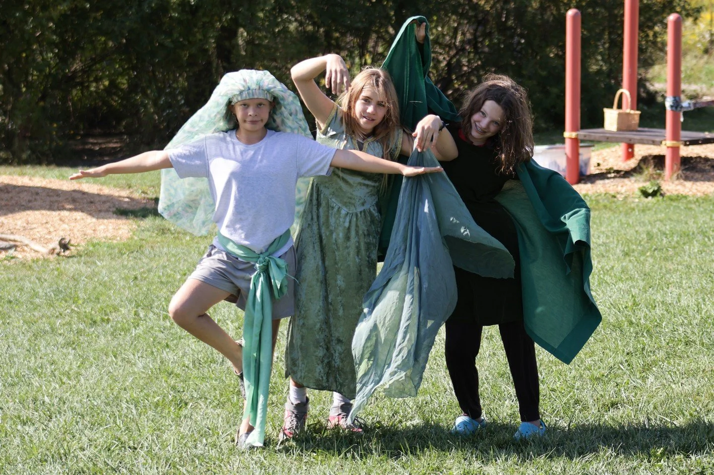 One of our most beloved and anticipated Festival of Courage events is the Dragon Game. Older students dress up as Dragons (&quot;it&quot; in this complicated version of tag), Trees (&quot;safety&quot;), Guiding Spirits (&quot;safety&quot; characters 