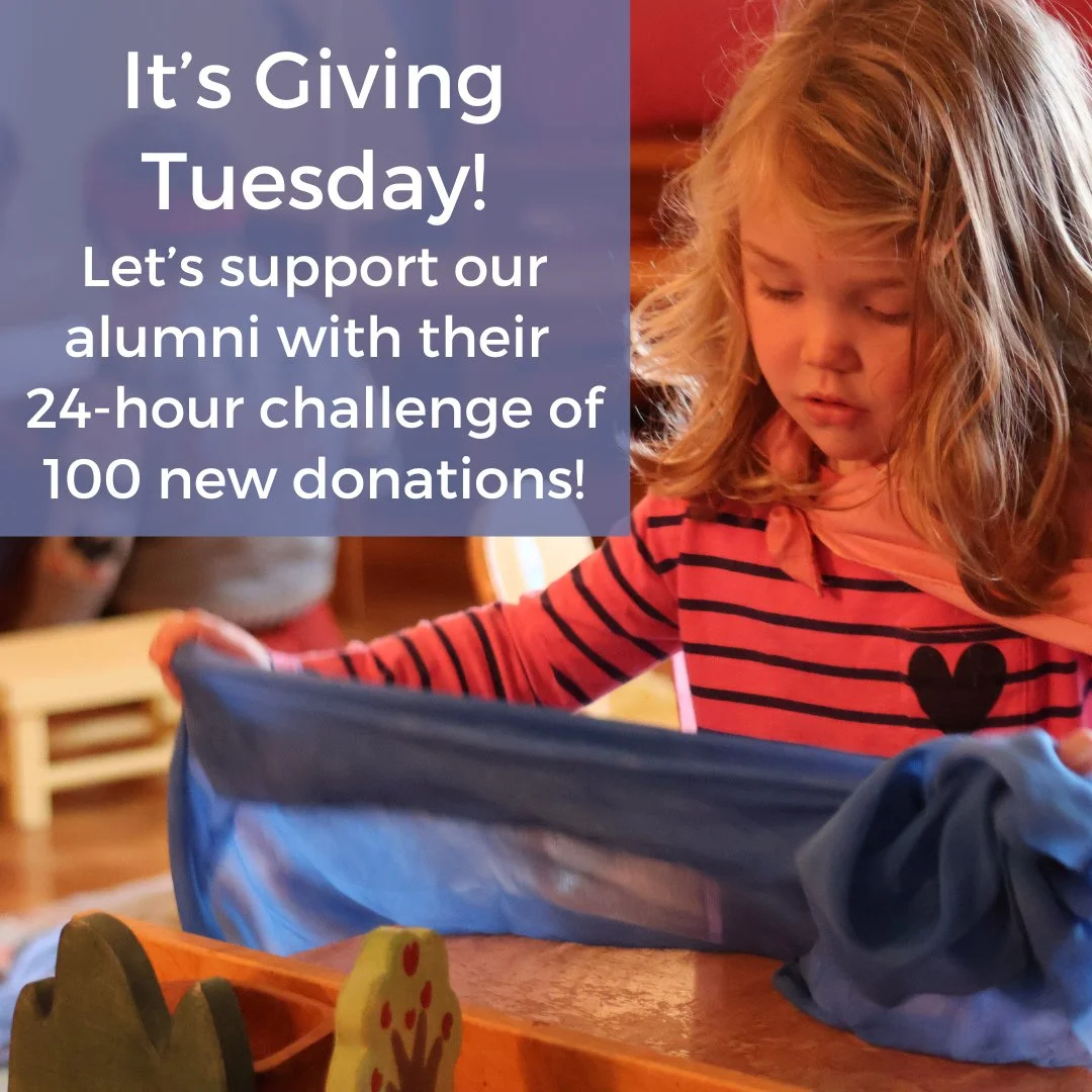 Thank you to 20 new donations made so far today during our Giving Tuesday Alumni Challenge!⁠
⁠
If we receive 100 new donations (no matter the amount) by the end of today, we will receive an additional $2000 from an anonymous donor... if we receive 20
