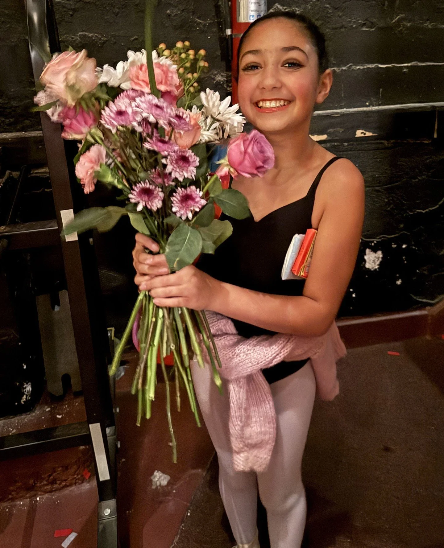 Bravo! One of our 6th graders danced in Ithaca Ballet's Nutcracker again this year! Her IWS class attended a performance as a whole group, and each brought her one flower, to create an entire bouquet of love.⁠
⁠
@ithacaballet #friendship #community #