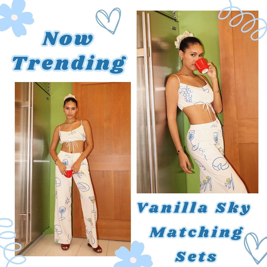 Friday news: new matching sets you NEED ✨🤍 shop through DM or visit your local VSKY store! 

#matchingoutfits #matchingsets #summerstyle #springstyle #vanillaskystores #boutiqueshopping