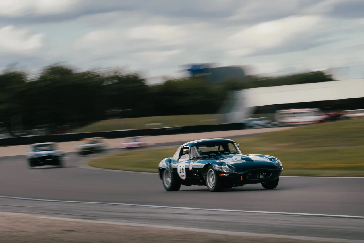 CKL Jaguar E-type Lightweight driven by John Spiers and Nigel Greensall Dijon Photos: Ben Shuttleworth