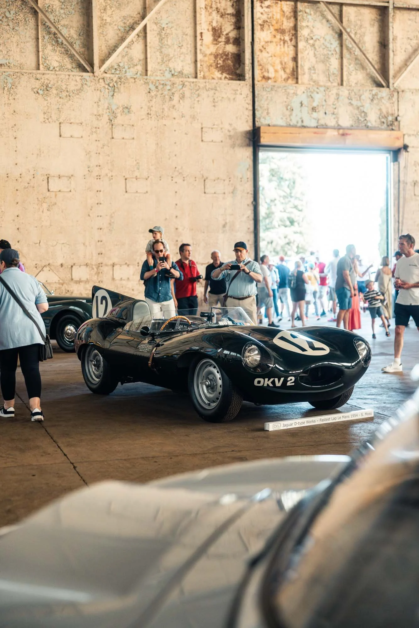 Jaguar D-type OKV 2 with CKL at Bicester