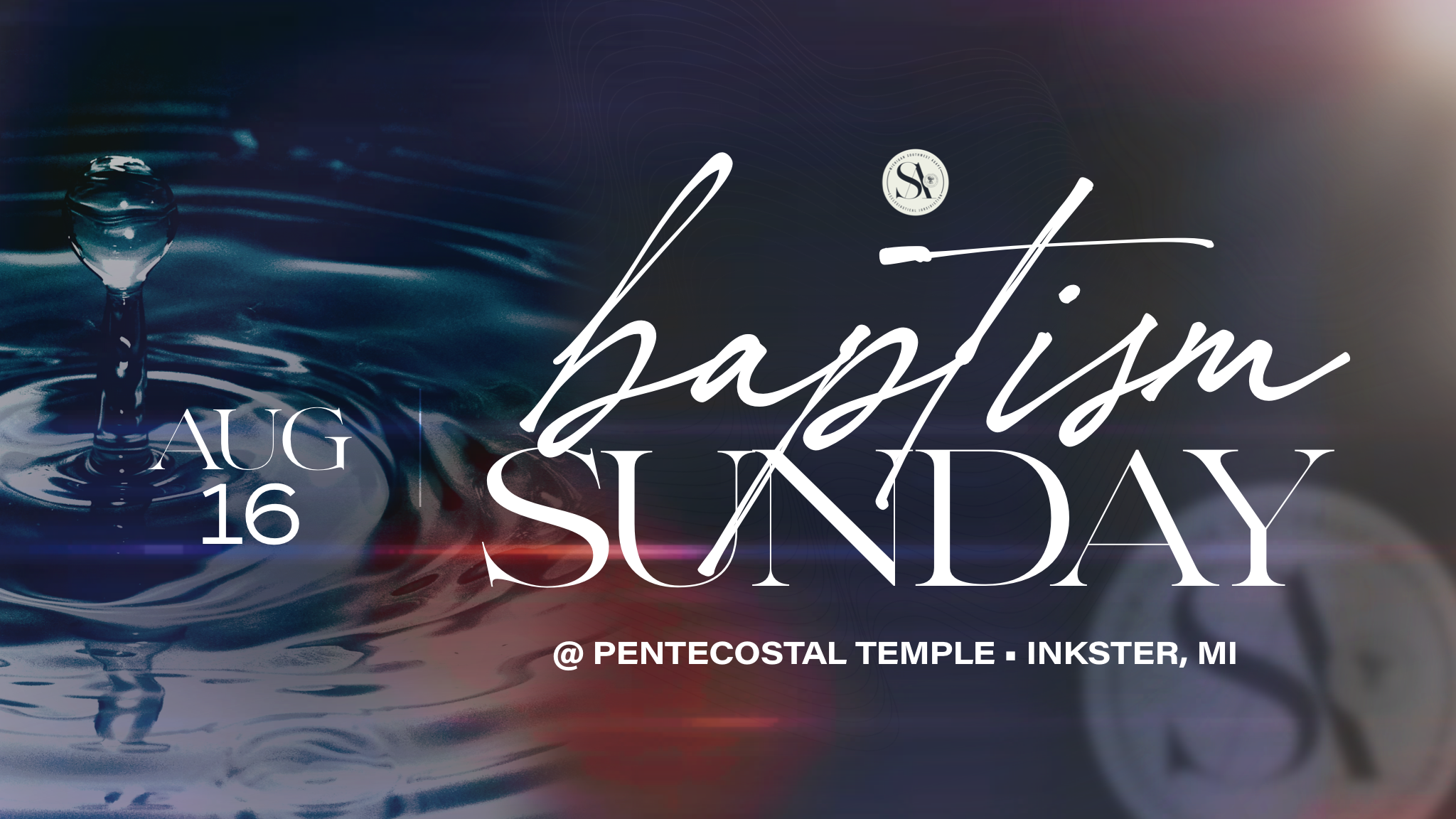 Agape Baptism Service