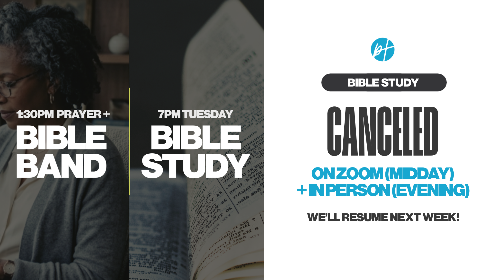 No Bible Study