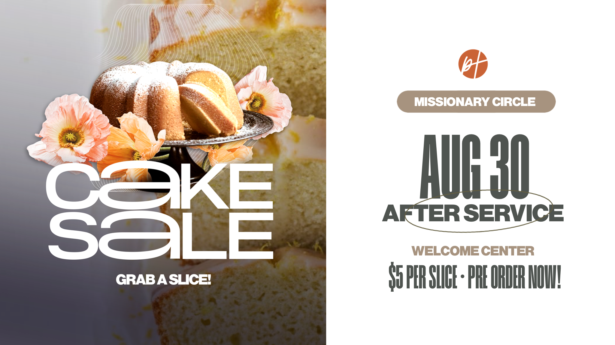 Pound Cake Sale