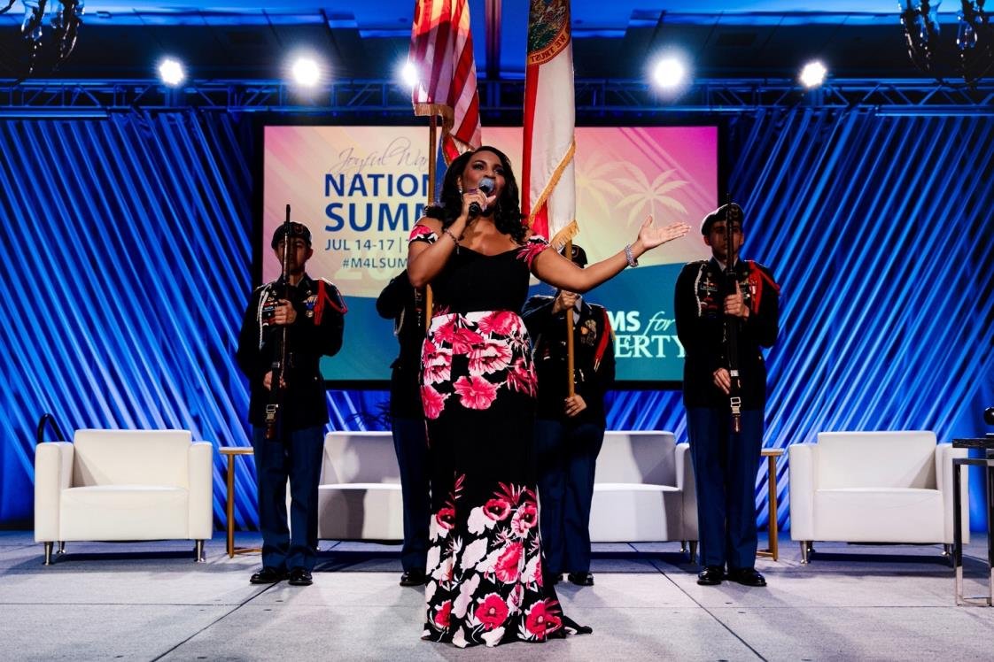 July 2022, Mary was the featured  entertainment for the Inaugural Mom’s for Liberty Summit weekend in  Tampa, FL.