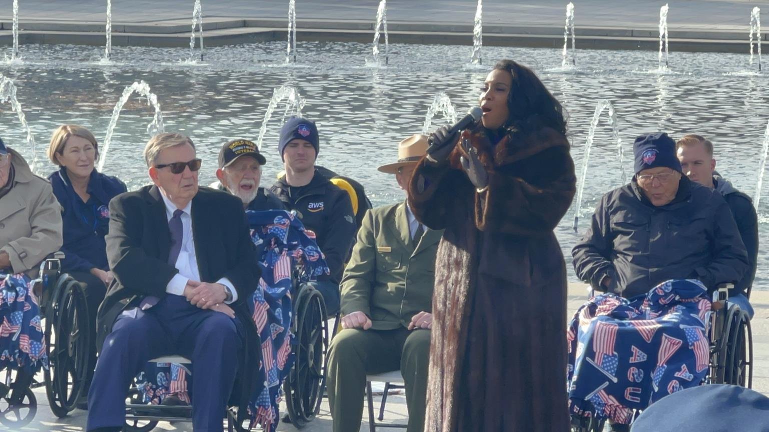 December 7, 2021, Mary was the featured entertainment performing a special tribute to America’s WWII veterans at the Pearl Harbor 80th Anniversary Commemoration