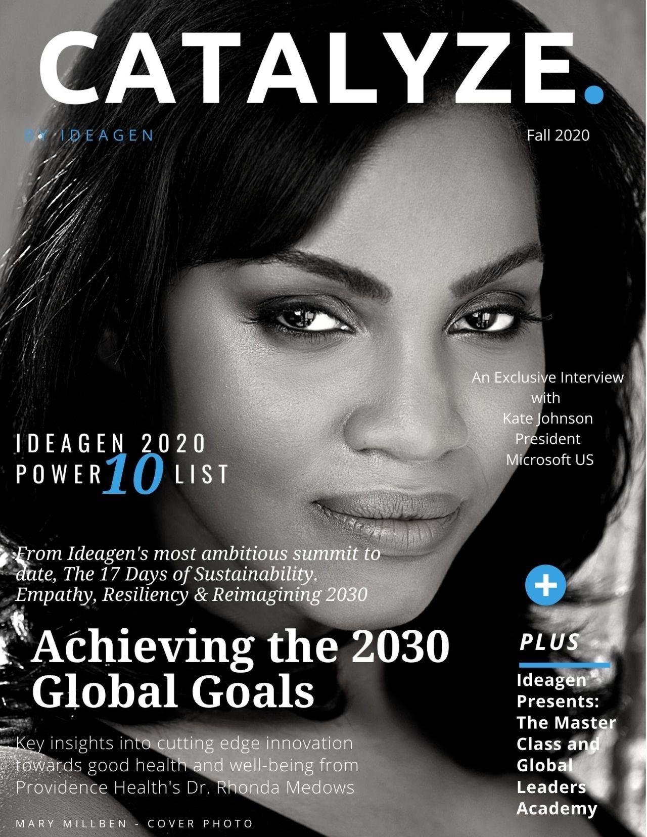 Mary was named to Ideagen’s 2020 Power 10 List - 10 Global Leaders  Empowering Women &amp; Girls.