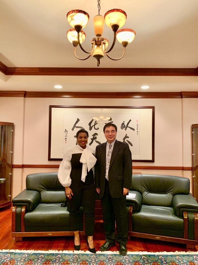 January 2019, Mary had a visit with the Chinese Minister of Culture Zhao Haisheng at The Embassy of the  People’s Republic of China in  Washington, D.C.