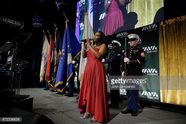 2017, Mary was honored to perform for the 11th Annual Iraq and  Afghanistan Veterans of America (IAVA) Heroes Gala at the Cipriani 42nd Street in New York.