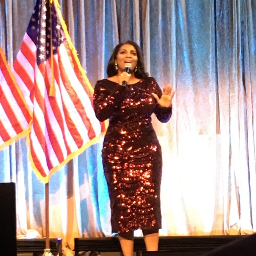 2017, Mary performed the National Anthem for the Trump-Pence  victory breakfast for President Donald J. Trump at the  Cipriani 42nd Street in  New York, NY.