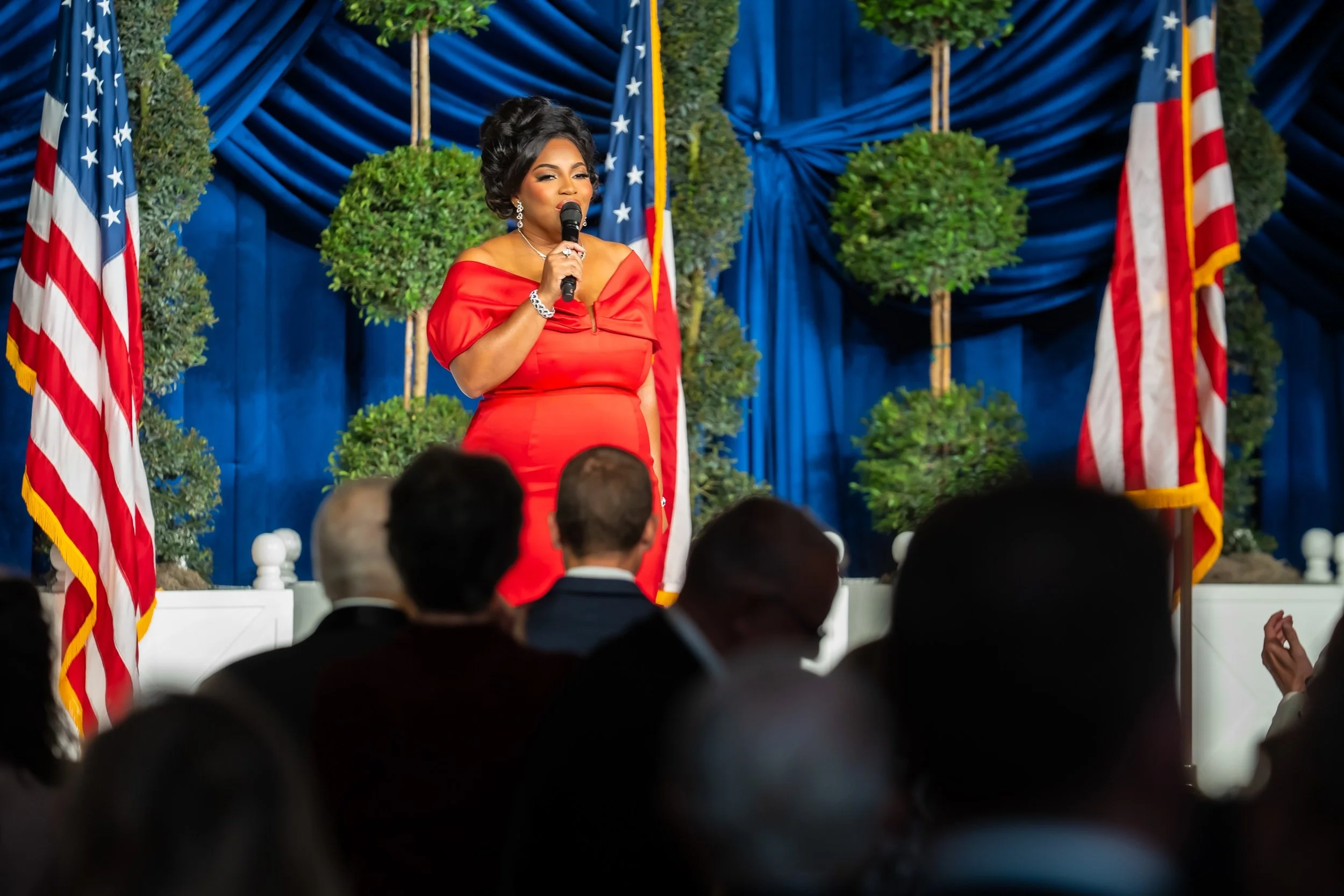 November 8th, 2025, Mary was the featured entertainment for the 2025 PragerU East Coast Gala at the Beverly Hills Wilshire in Los Angeles, CA.