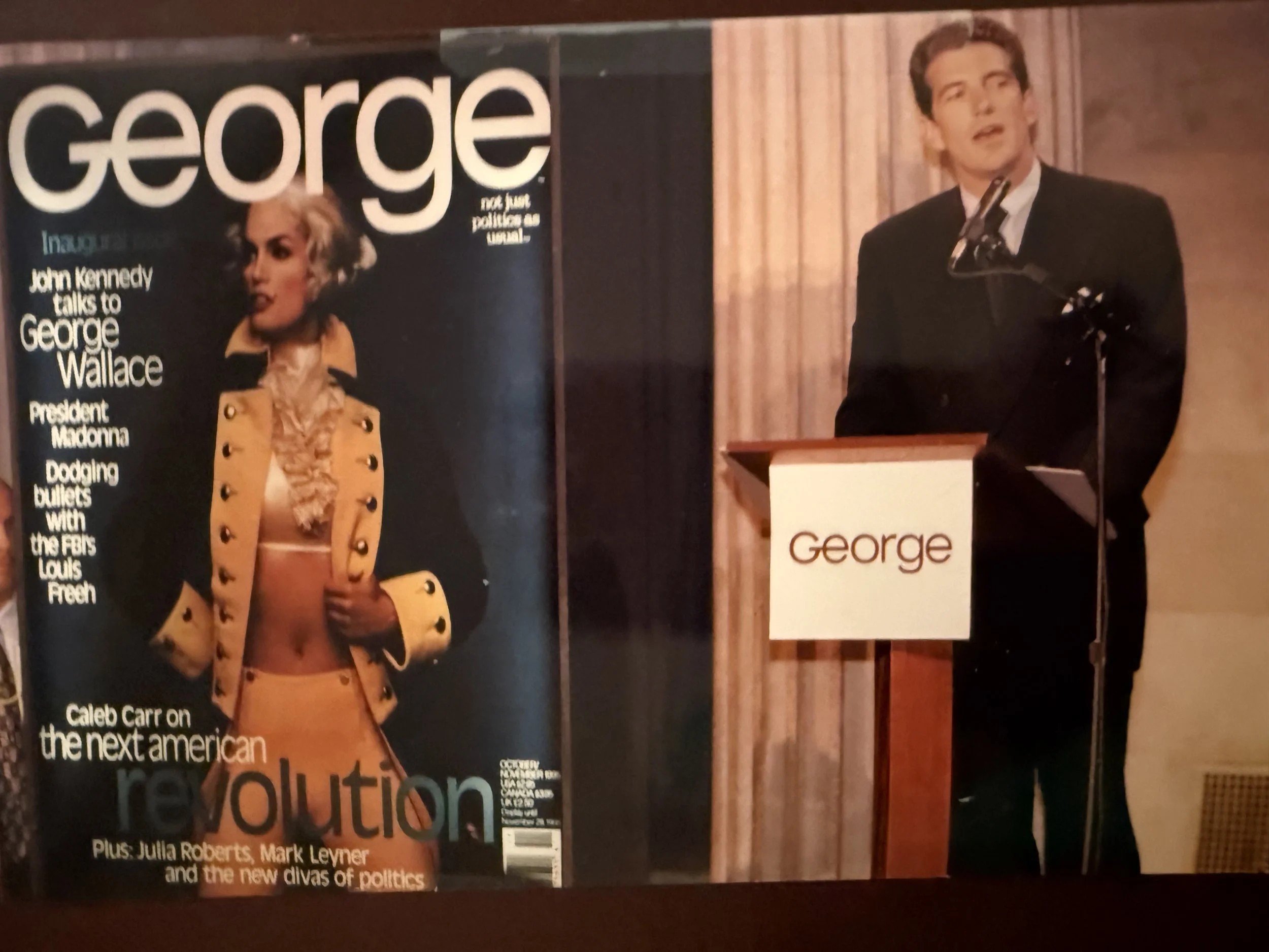 John Kennedy launches George magazine