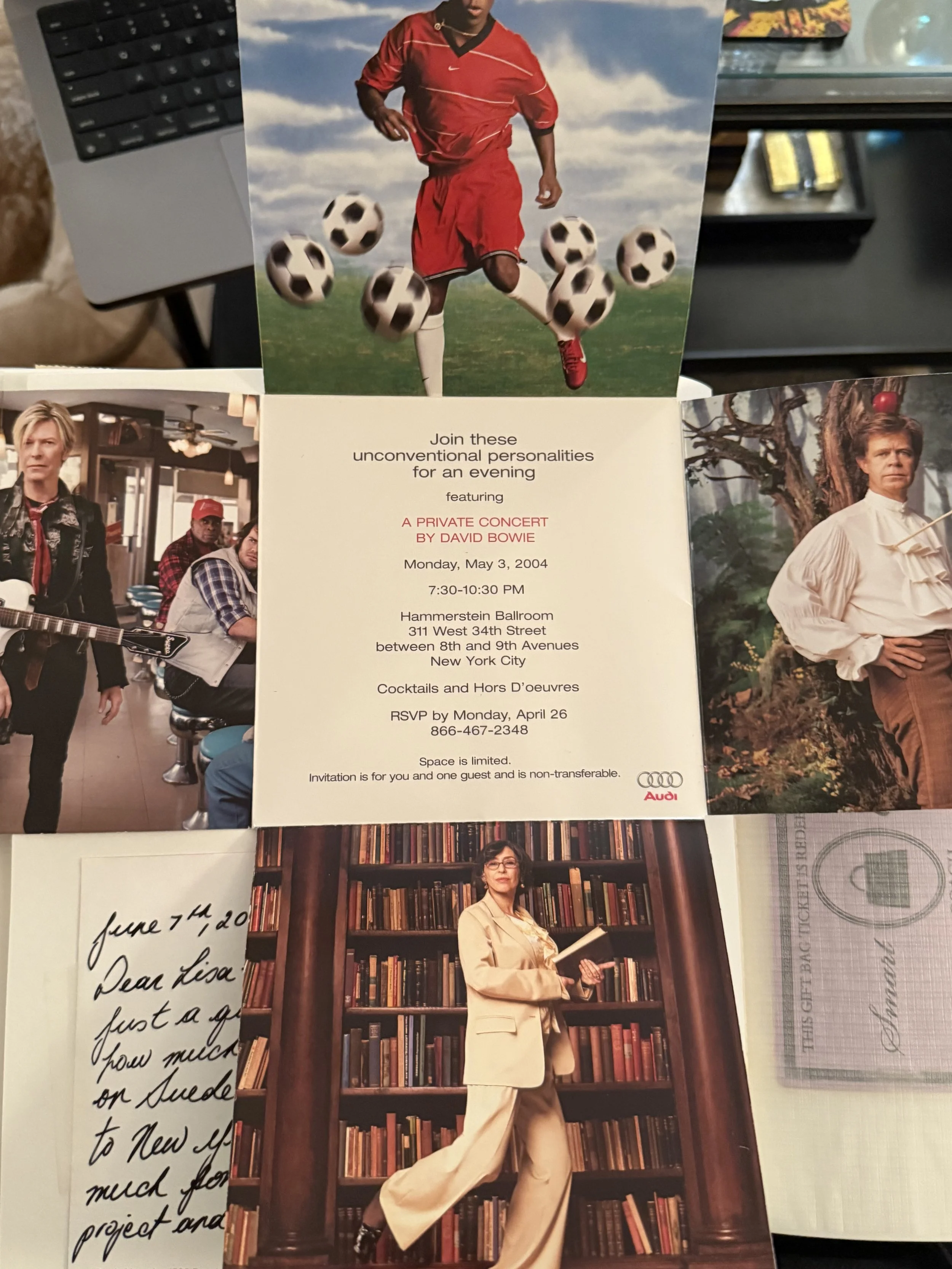 Exclusive Bowie concert - thank you, Condé Nast!