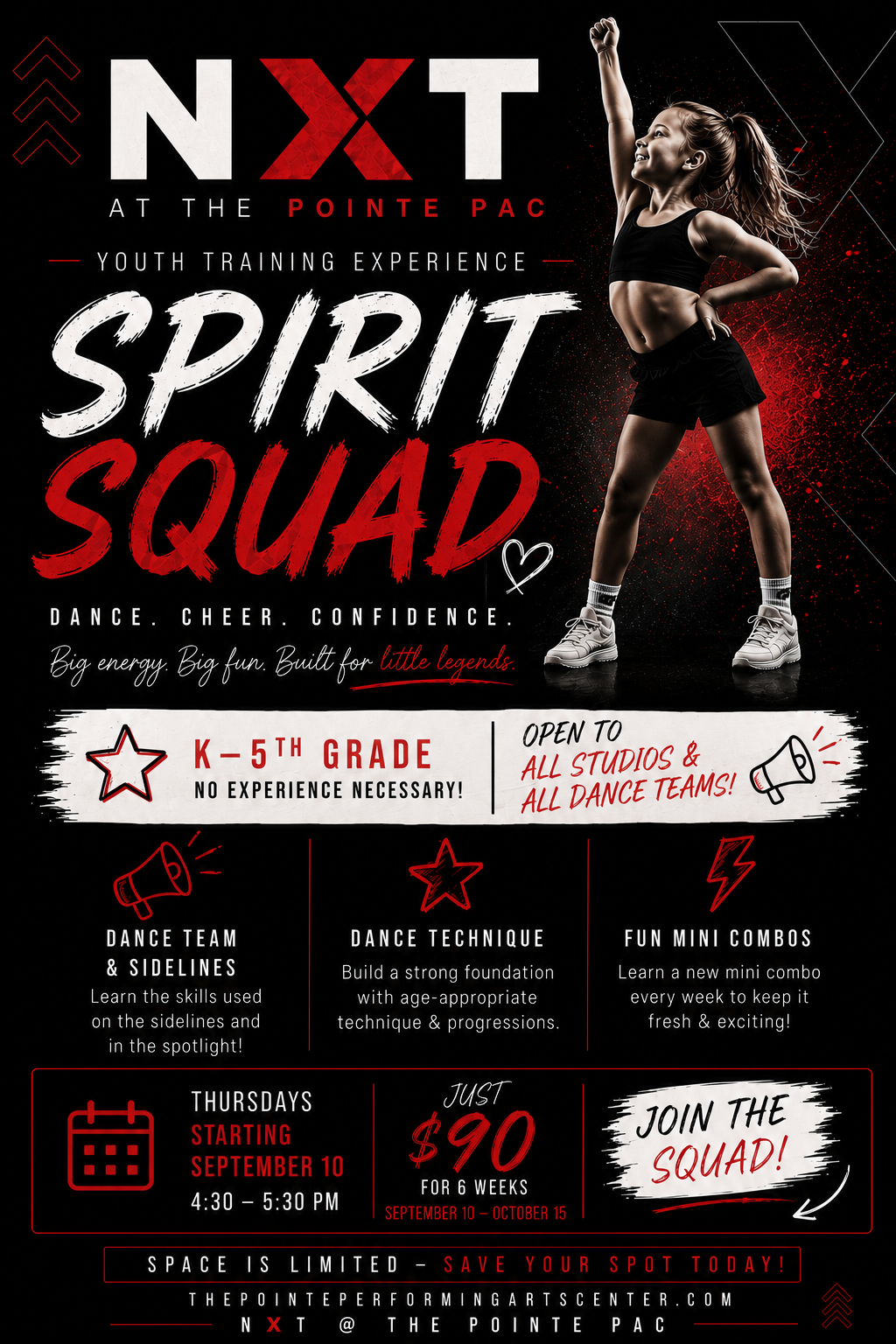 NXT Spirit Squad (K-5th Grade))