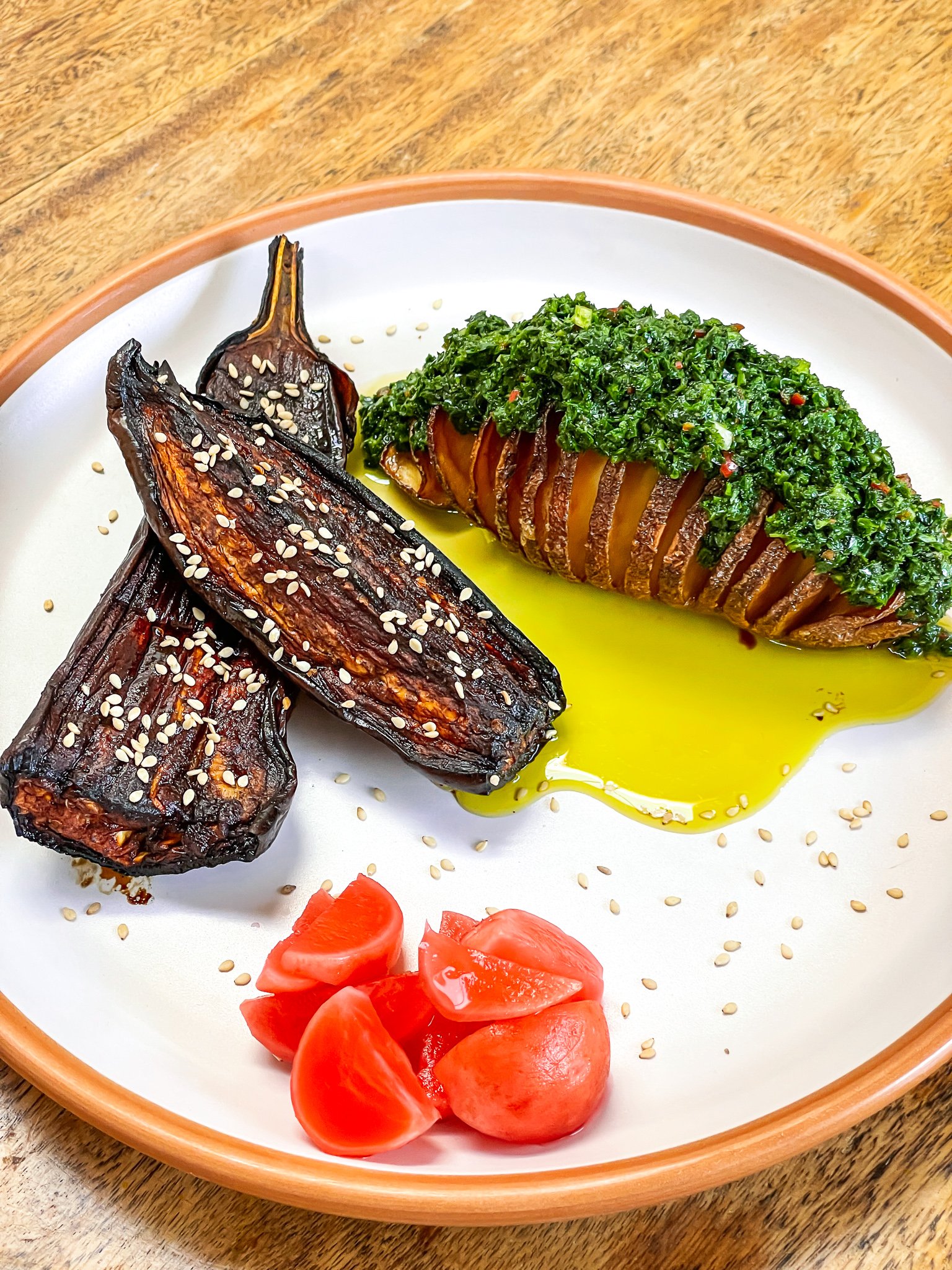 Roasted Eggplant and Potato with Chimichurri .jpg
