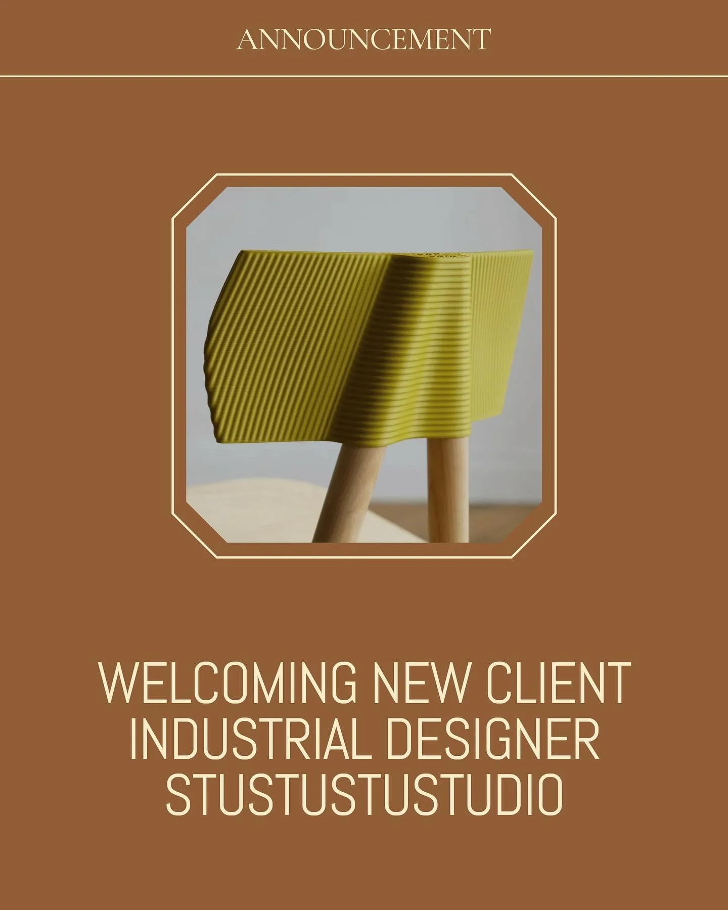 Excited to be working with @stustustu.studio, a German design studio rethinking local, on-demand manufacturing for makers, designers and 3D printing enthusiasts.

@lnt_studio_ will be supporting them on brand strategy, communications and partnerships