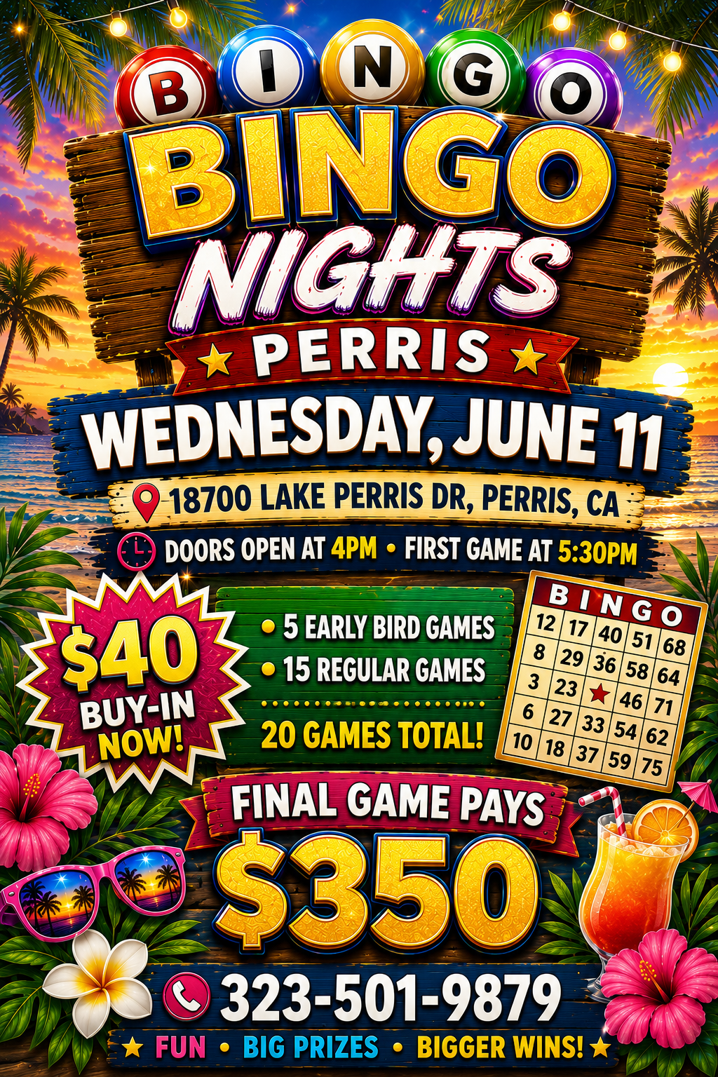 🎉 Perris Bingo Nights — Every Thursday! 