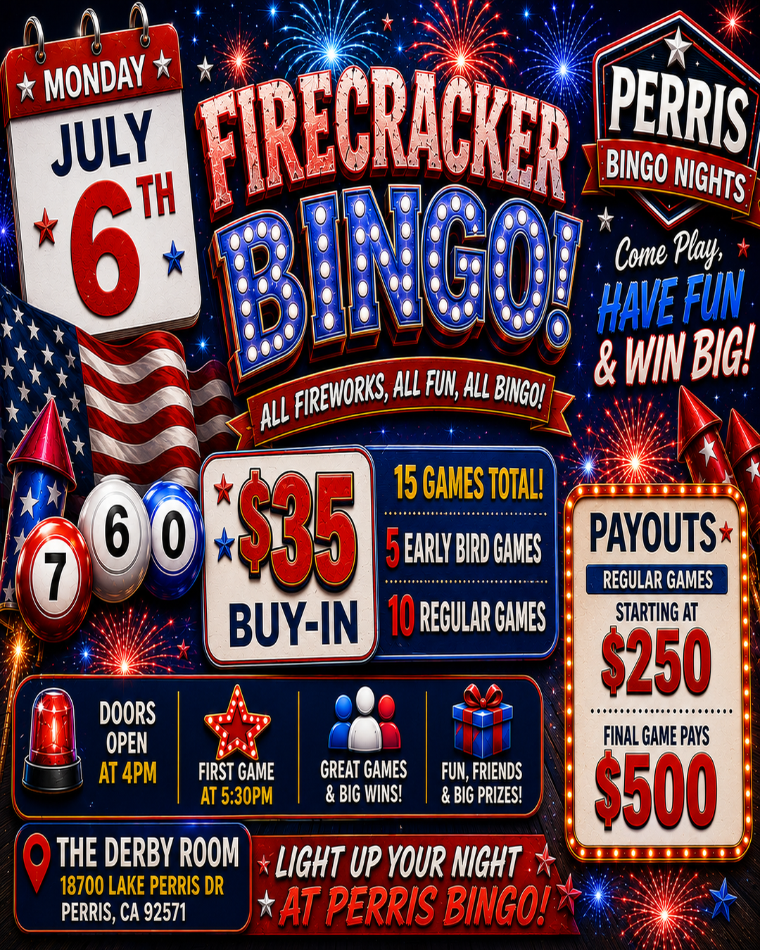 Every Monday Bingo Nights