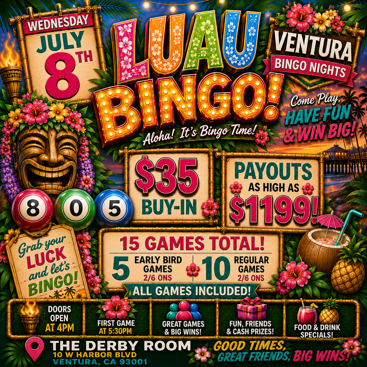 Every Wednesday Bingo Nights