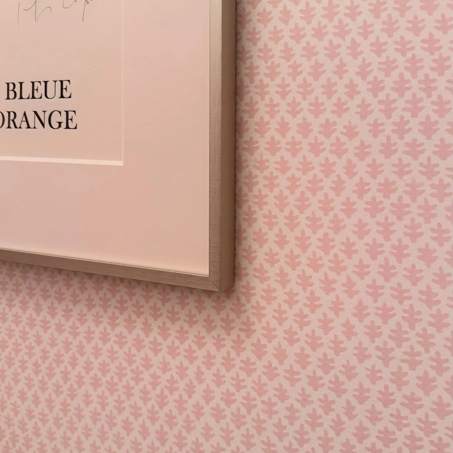 A subtle block print to make this powder room pretty in pink! 

We&rsquo;ve helped this homeowner in the Mexican War Streets with a few small projects over the past year or so, and her personality truly touches every corner of her home. Through years