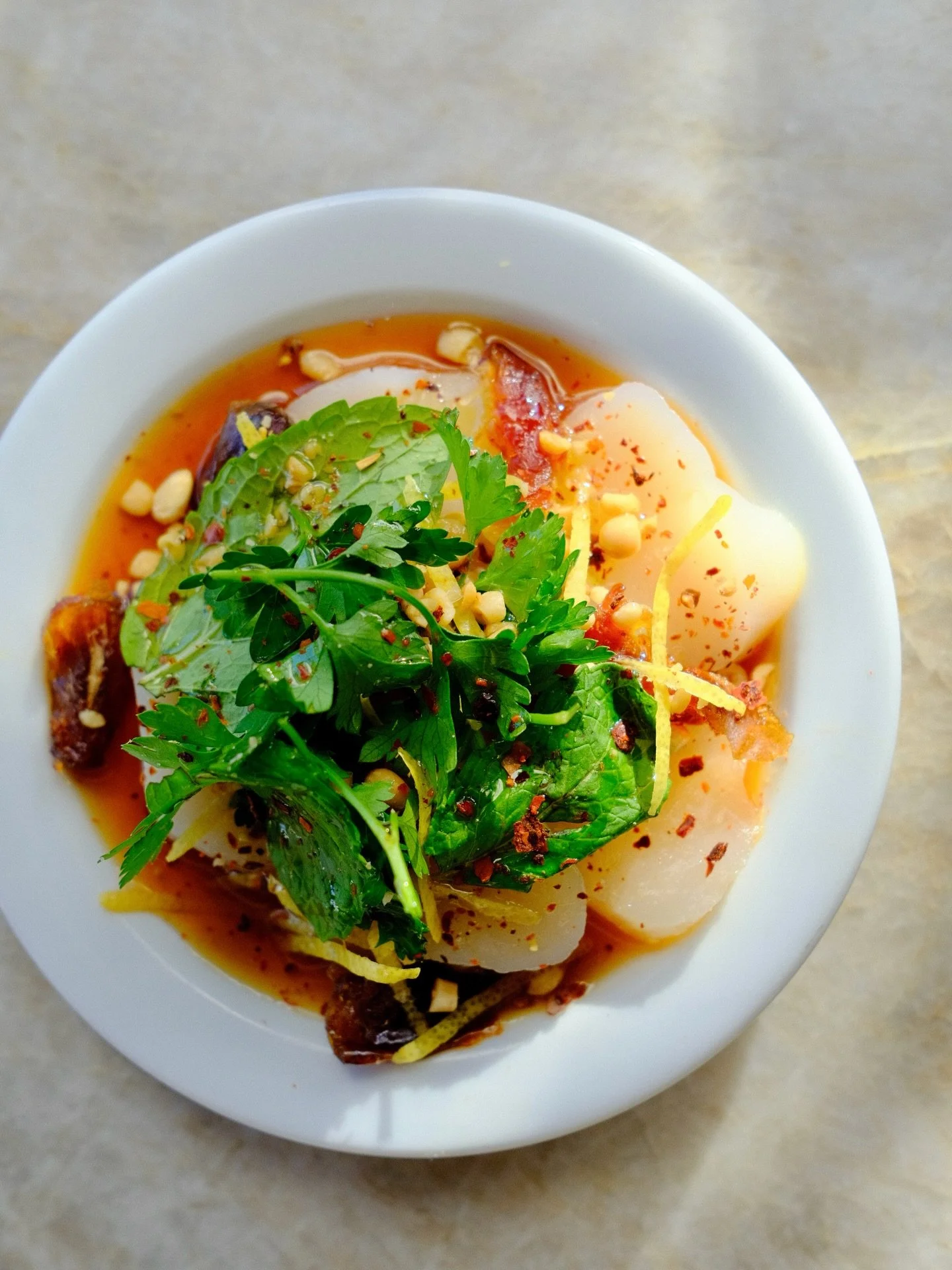 Dropping Tomorrow!

A @courtney__storer inspired raw bar including this Scallop Crudo w. Pine nut gremolata. 

Here for the month of December ⛄️