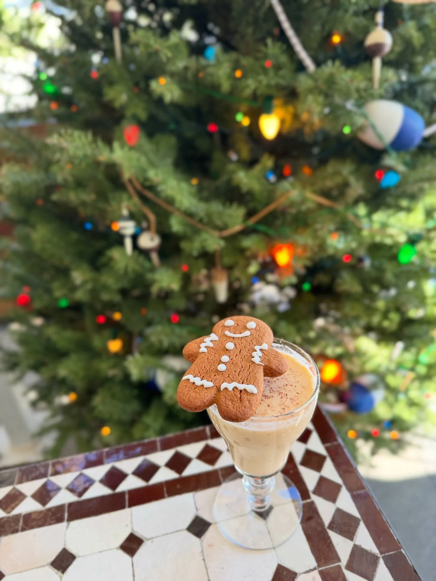 NOG - a&ntilde;ejo tequila, sherry, @joelaraja &lsquo;s famous gingerbread cookie