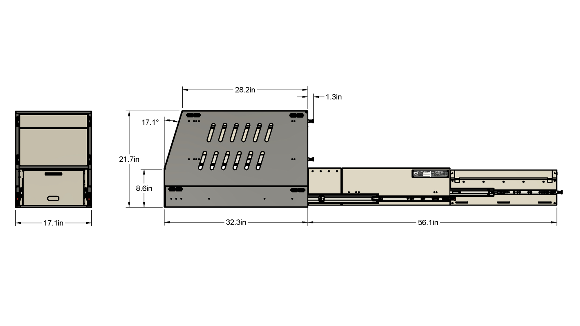 EX1 Size Shown Open