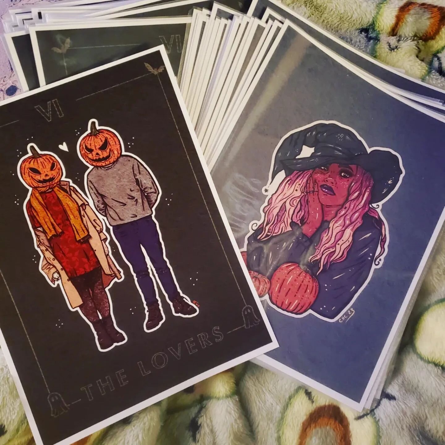 Hi folx! The good news: I have a full time job starting March 4th! The less good news: I'm fairly financially fucked until then. SO I'm offering these two seasonally inappropriate prints for PAY WHAT YOU CAN! DM me! I will mail one, both, several, to