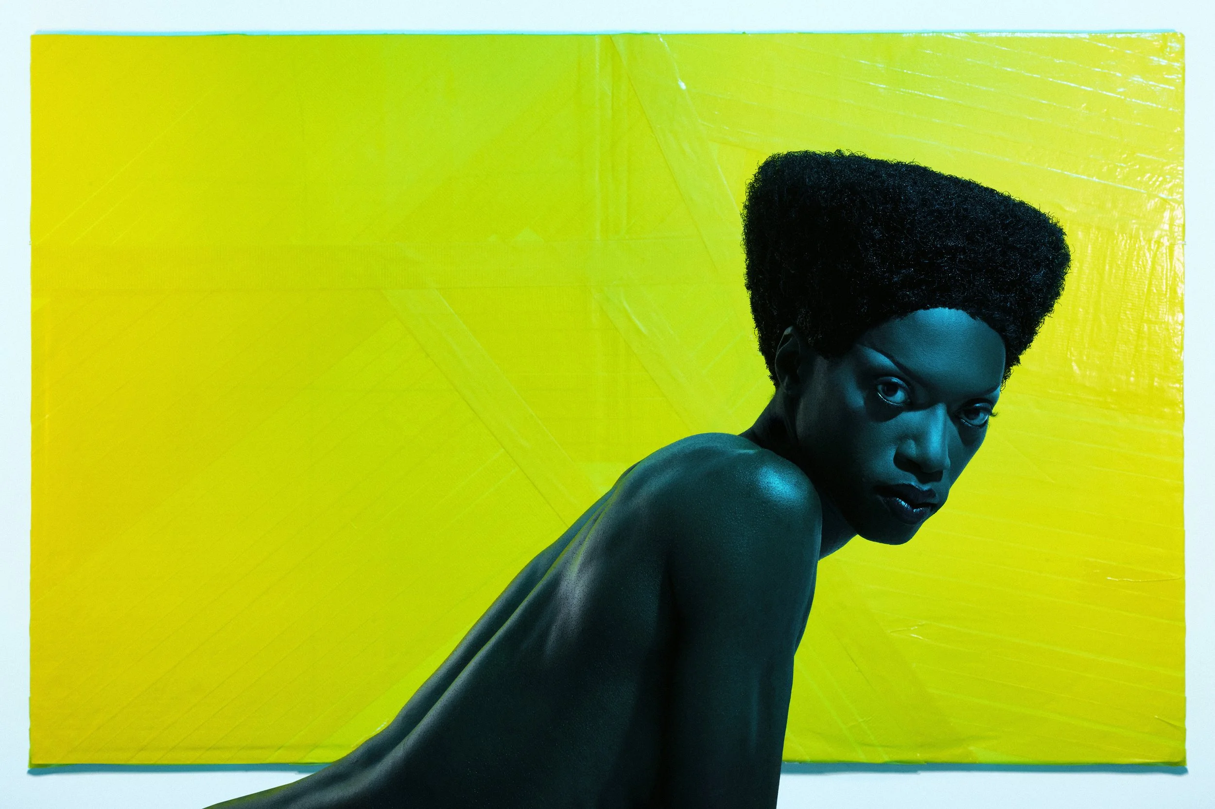 Black Peppa as Grace Jones.