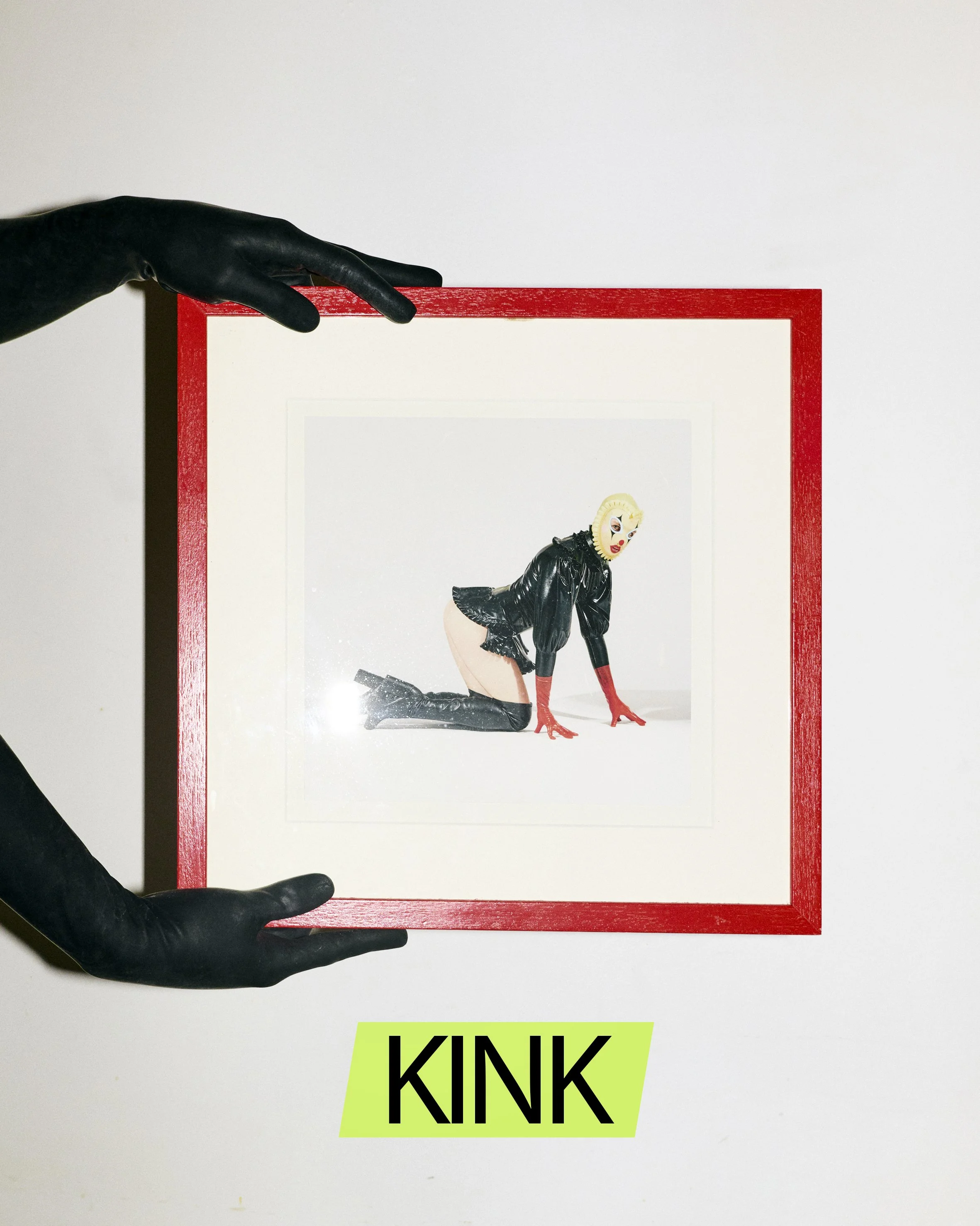 CAIN CLOWN LATEX FRAMED ART