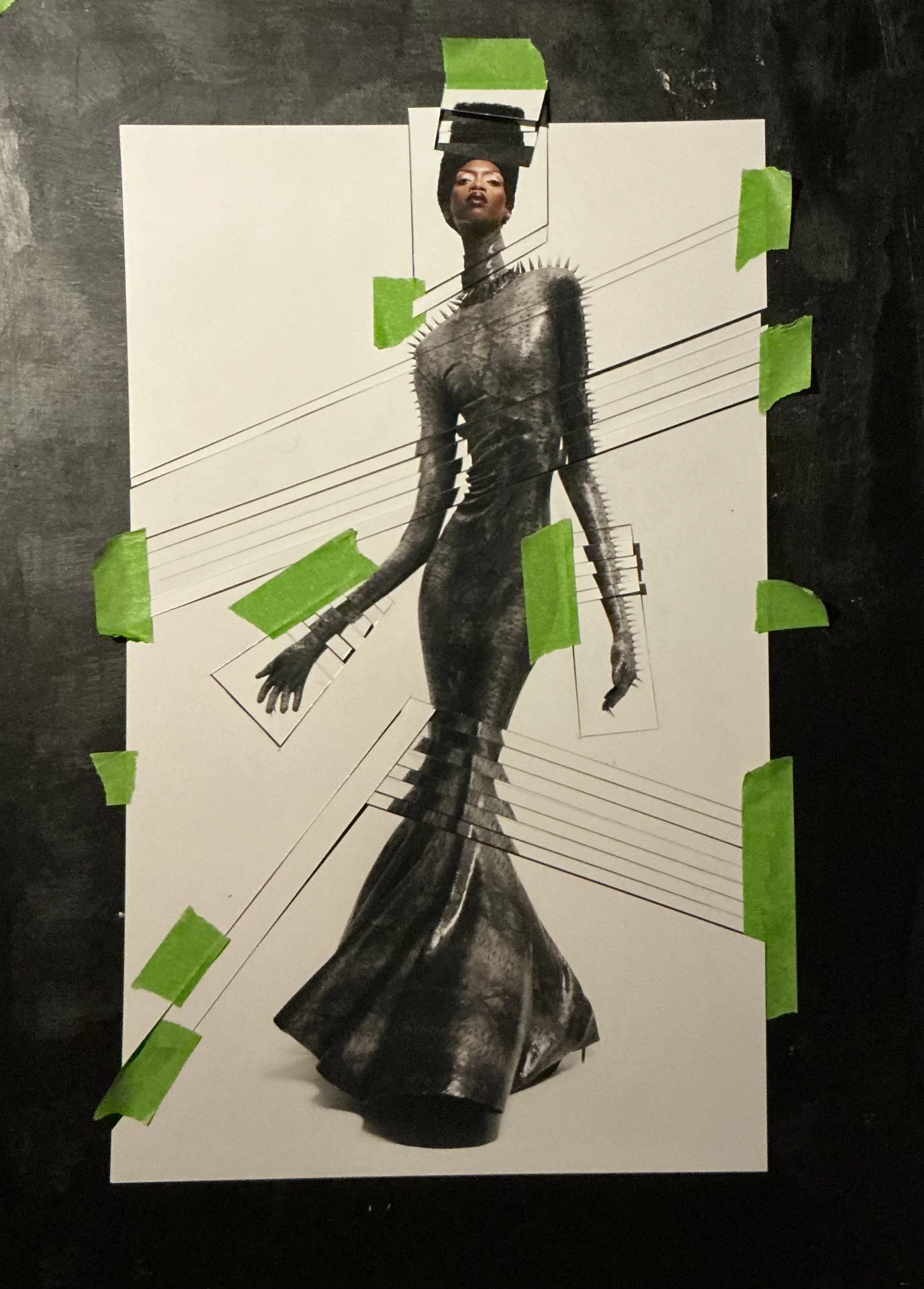 Matt Ford Sketch of black peppa