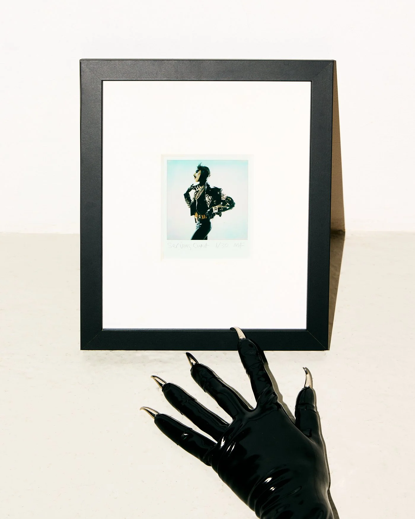 VIrgin x. Serving Cu*t. Limited edition scanned polaroid.