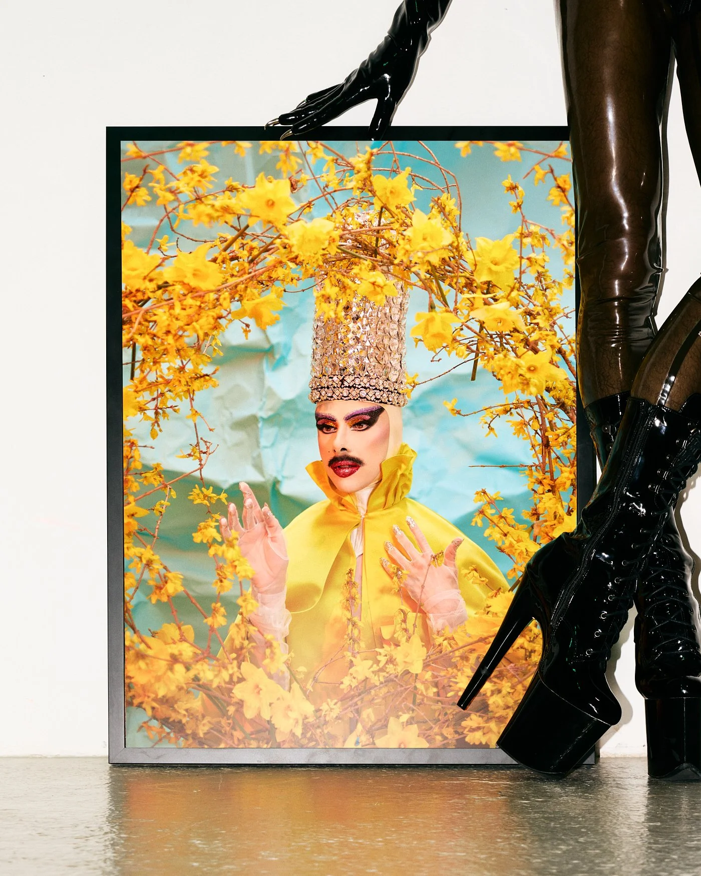 Virgin x. Yellow Flowers