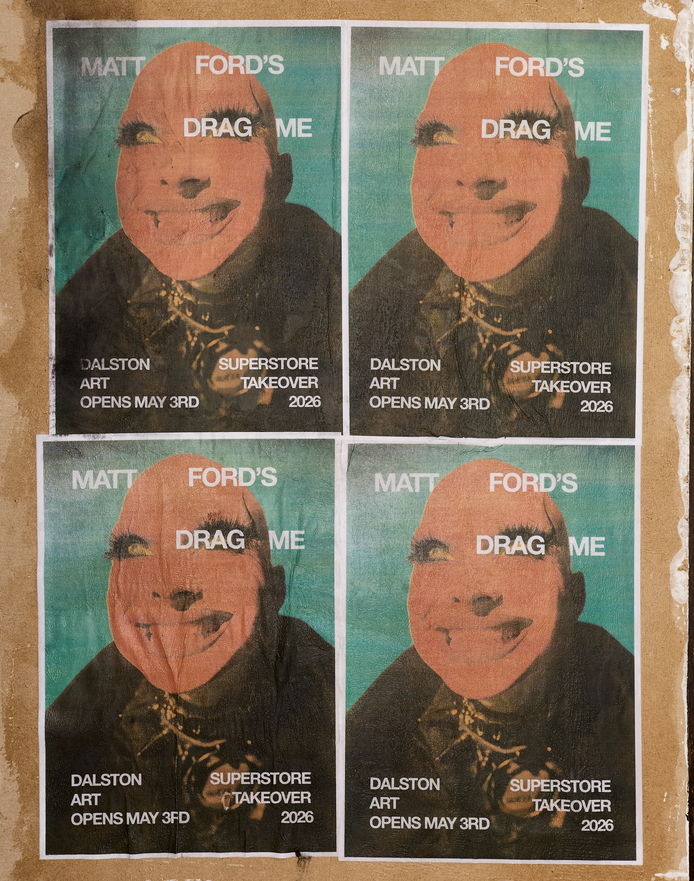 Queer art exhibition poster