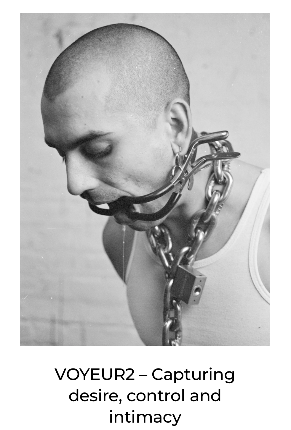 I Interviewed Joaquin about Kink photography. 