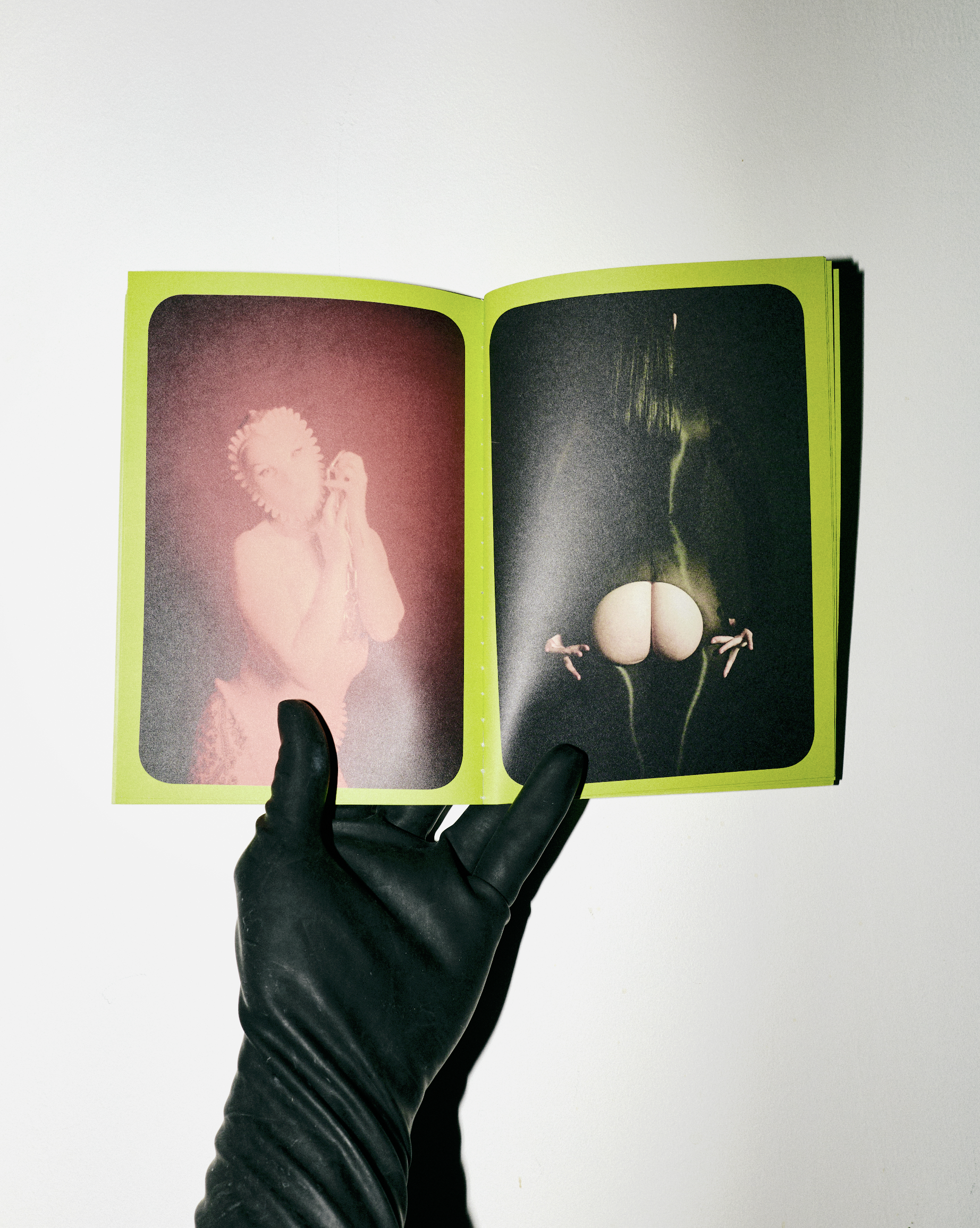 Female latex art photograhy