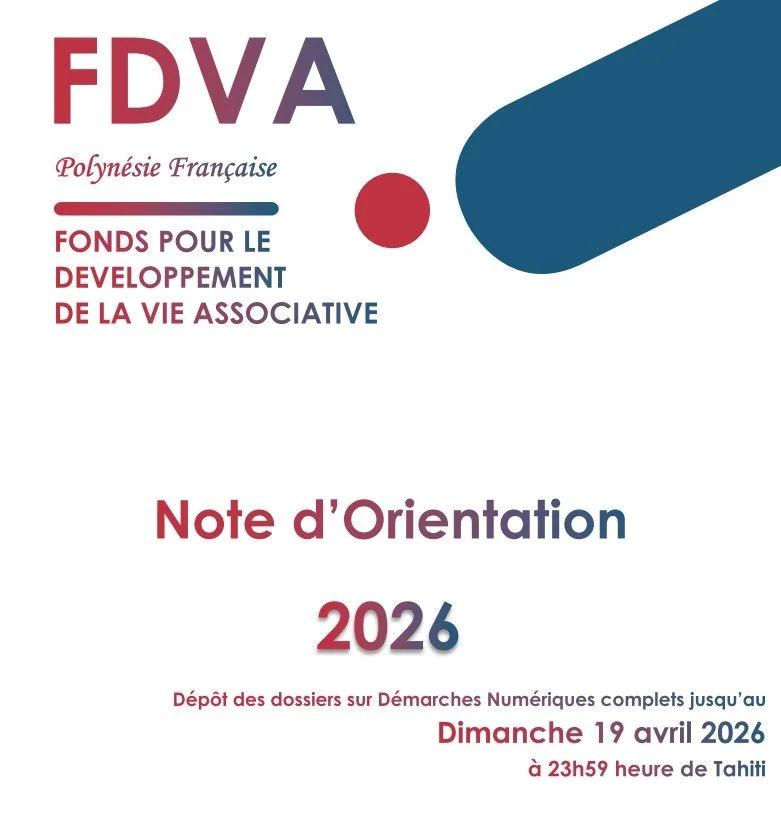 FDVA 2026 : L’appel à projets est lancé en Polynésie française ! 