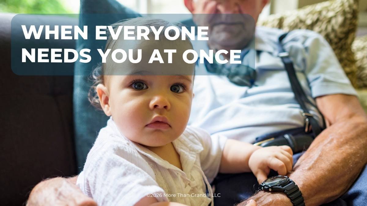 Grandparenting While Caring for Aging Parents