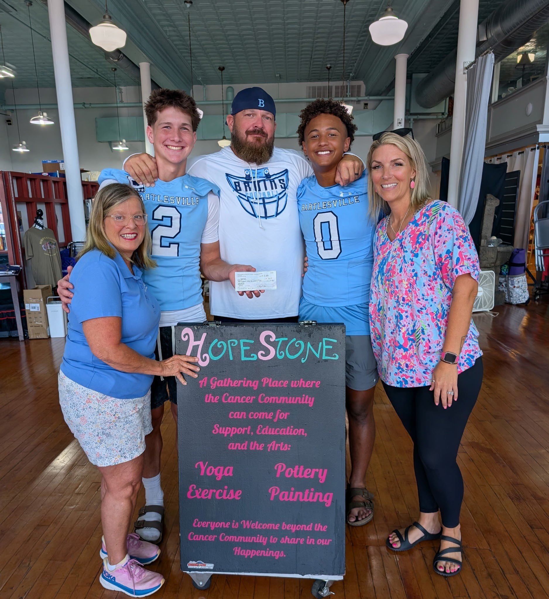 Bartlesville Bruins - “Pink Out” Night Supports Hopestone