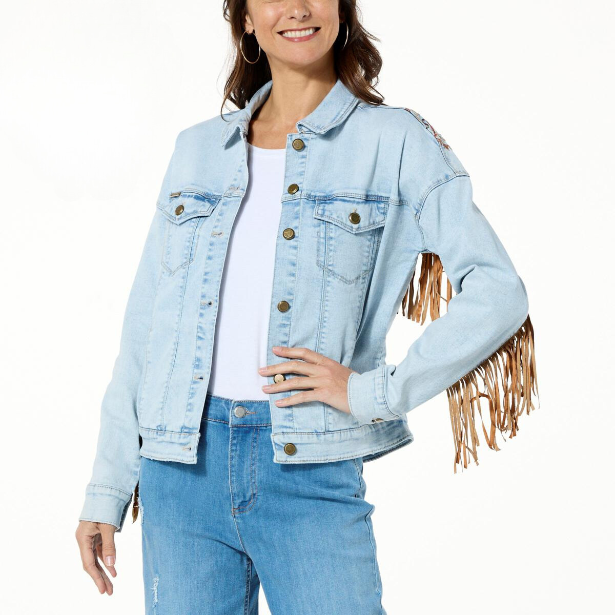 Black Label Desert Rider EcoChic Fringe Jacket