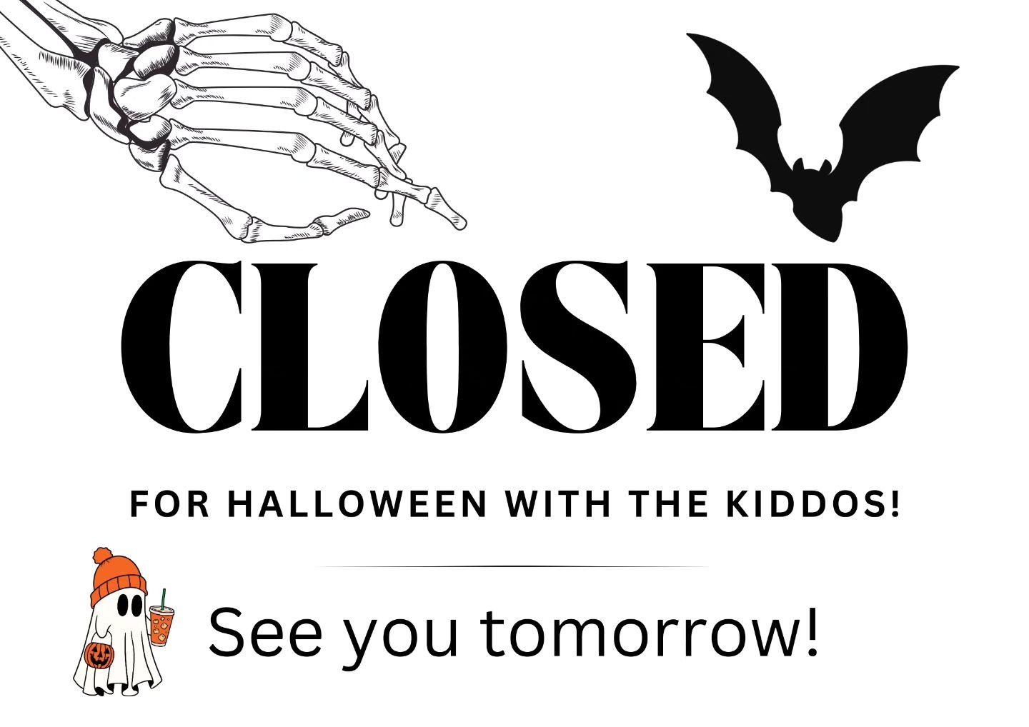We will be back open tomorrow, but our last night of the season is THIS SUNDAY!! 😢 😭 😿 😢 😭

... or is it?? 🎄 ....