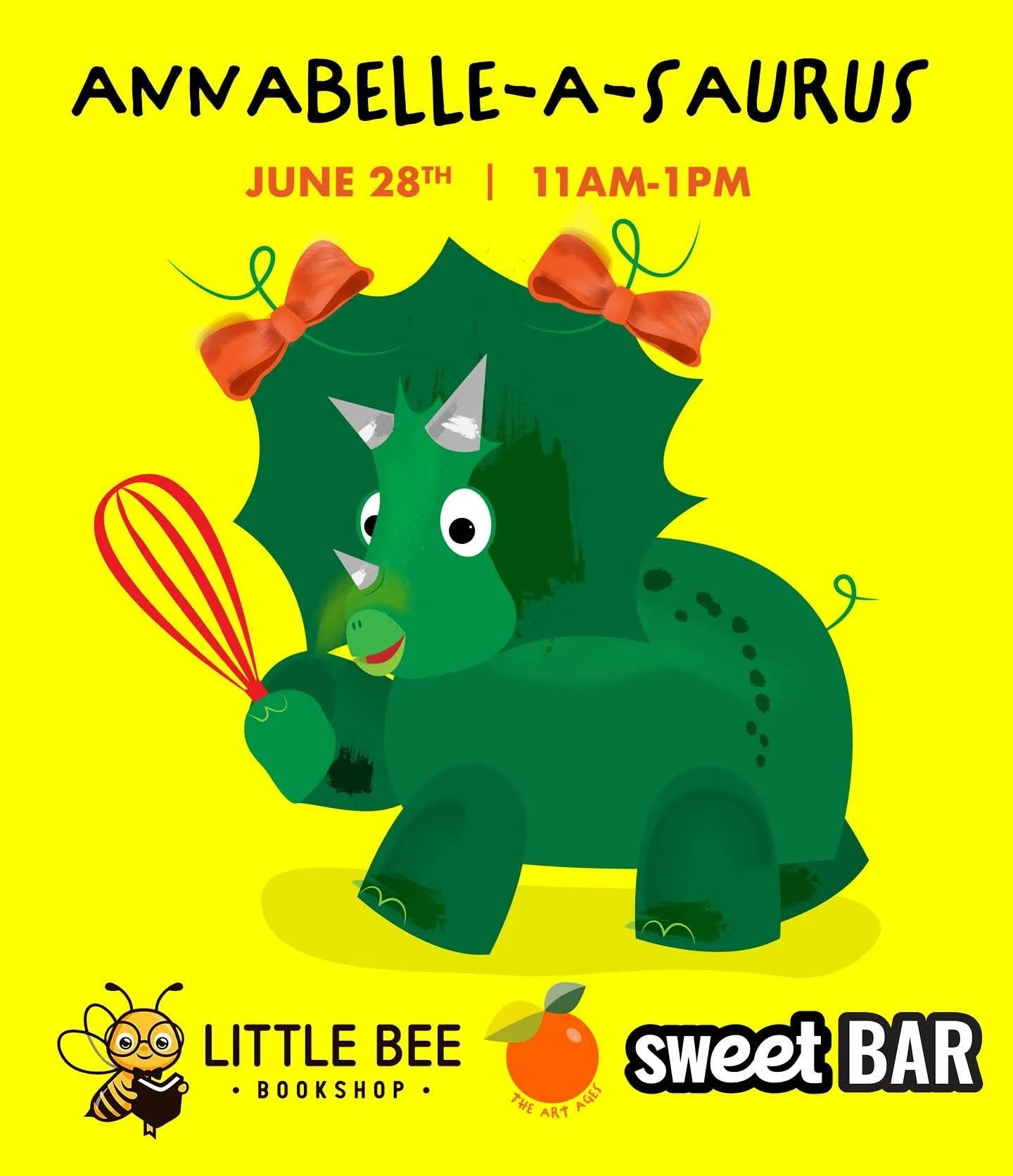 Annabelle-A-Saurus Children's Book Launch!