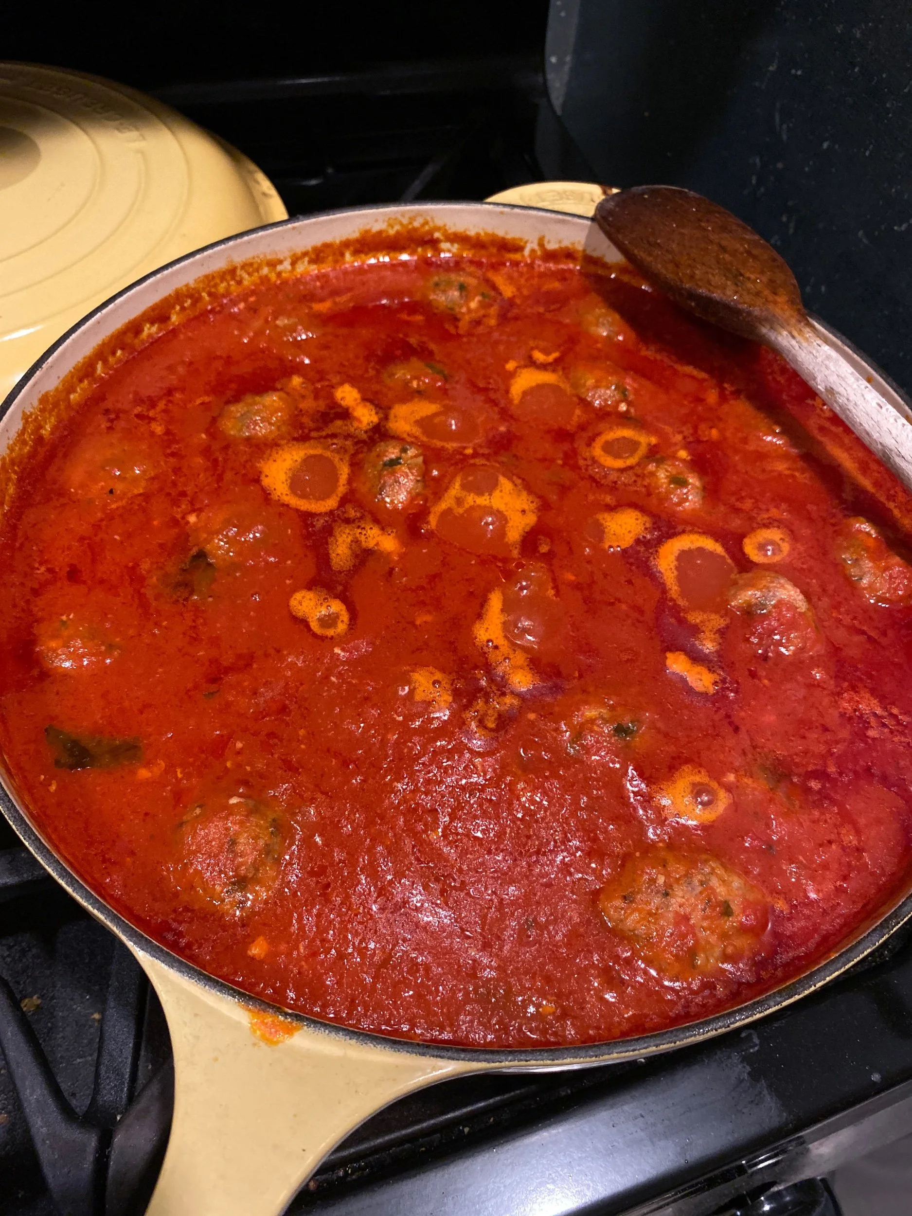 Grass-fed Beef Meatballs in Marinara
