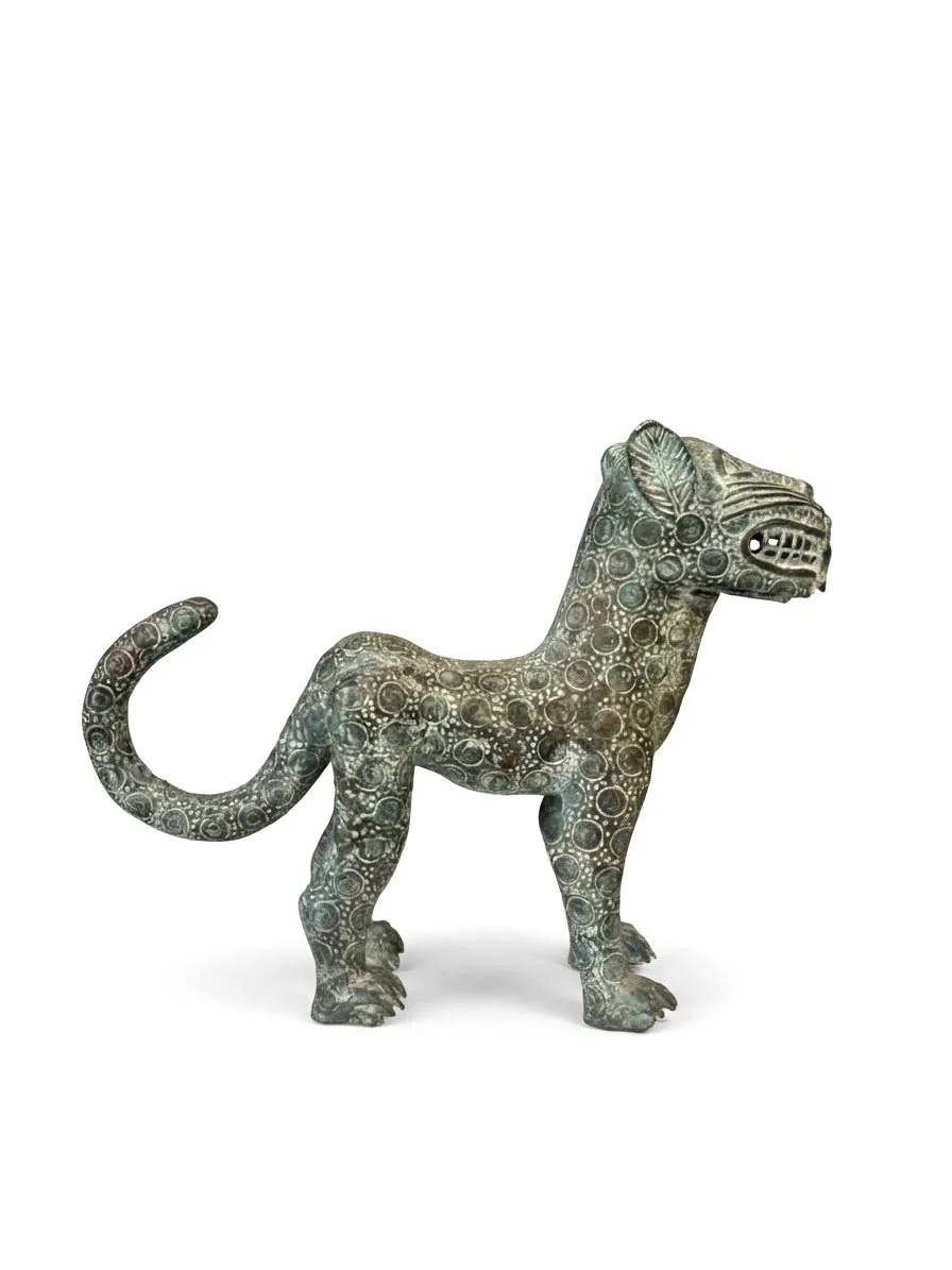 Bronze leopard 19''x 14''